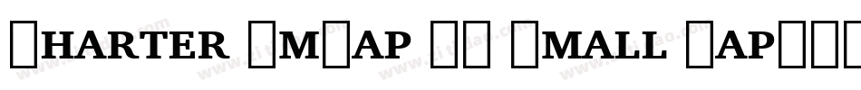Charter SmCap BT Small Cap字体转换